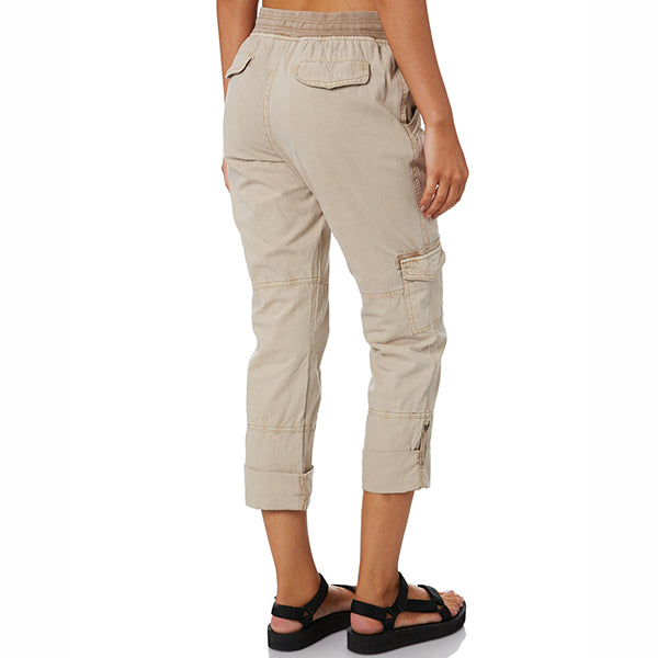 Bolsillos caqui para mujer &quot;pantalones capri&quot; pantalones cargo