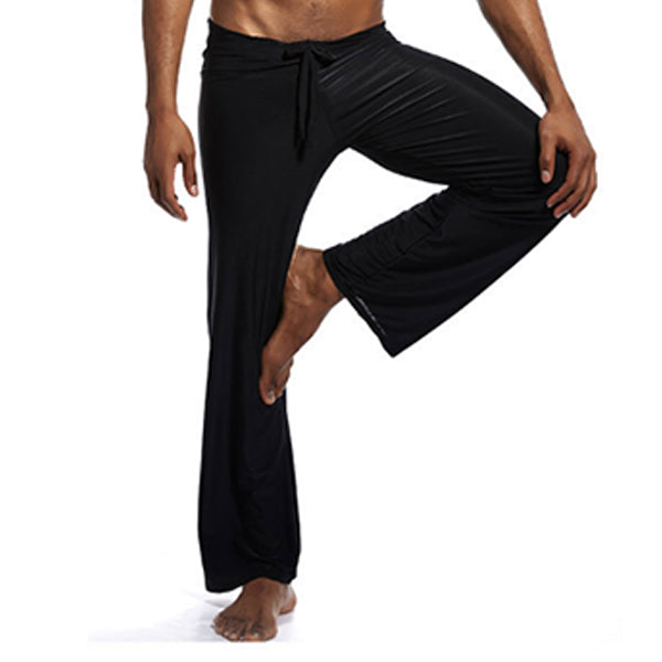 Pantalones caseros de yoga frescos, cómodos y muy elásticos para hombres