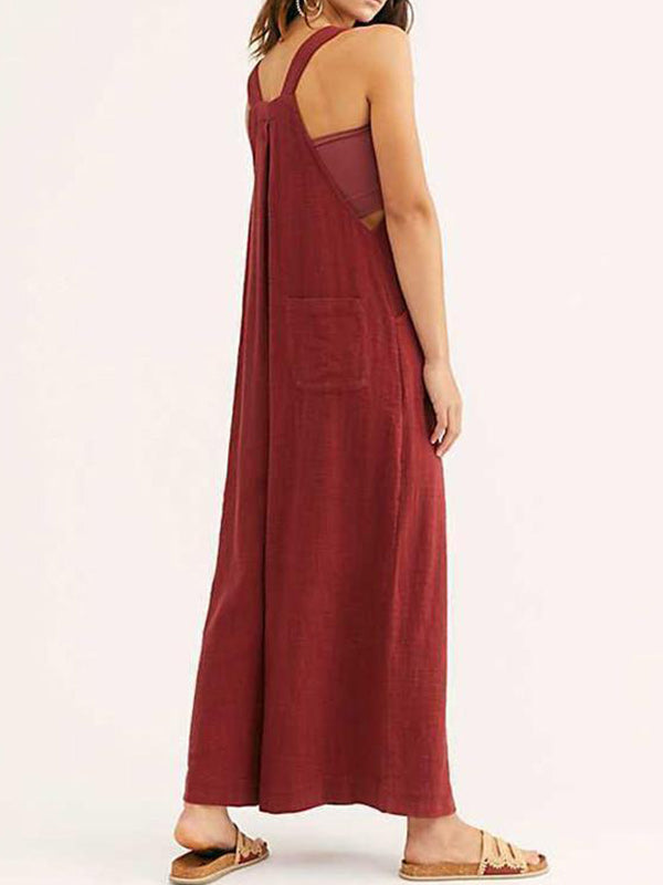 Laisvas vienspalvis medvilninis ir lininis krepšys moterims