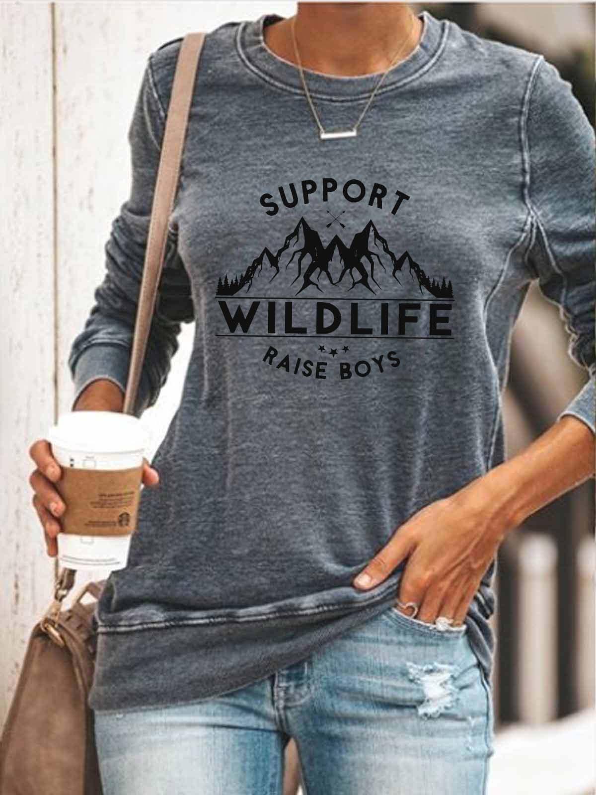 Unterstützen Sie Wildlife Raise Boys Top