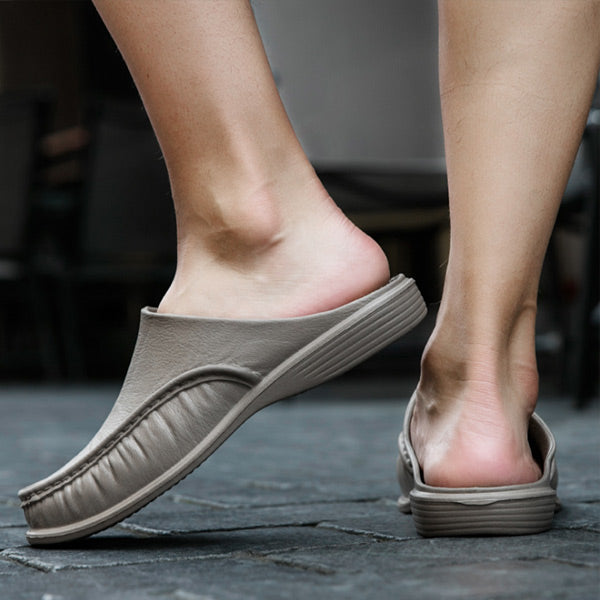 Herrenmode Römische Lederpantoffeln