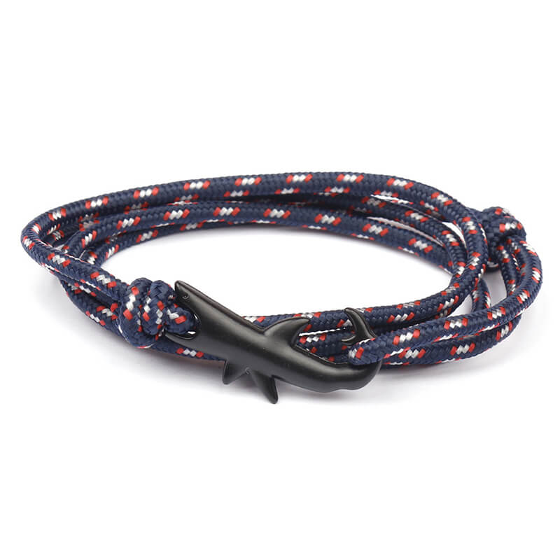 Serie Ocean correa de tiburón negro violento