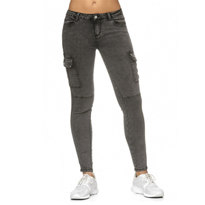 High-Elastic 6 Pockets Slimming Jeans