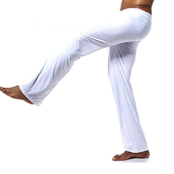 Pantalones caseros de yoga frescos, cómodos y muy elásticos para hombres
