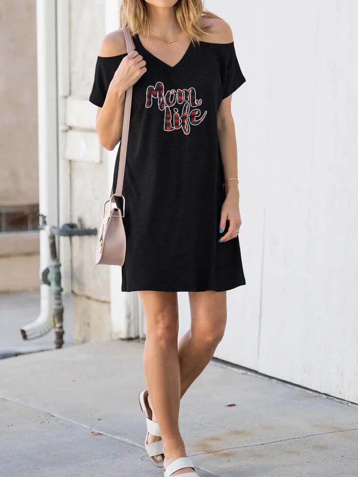 Vestido acogedor Mom Life