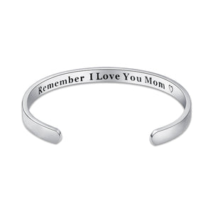 Denken Sie daran, ich liebe dich Mama Armband