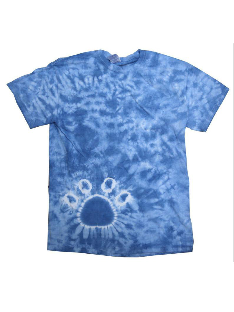 Paw Pink Tie Dye camiseta