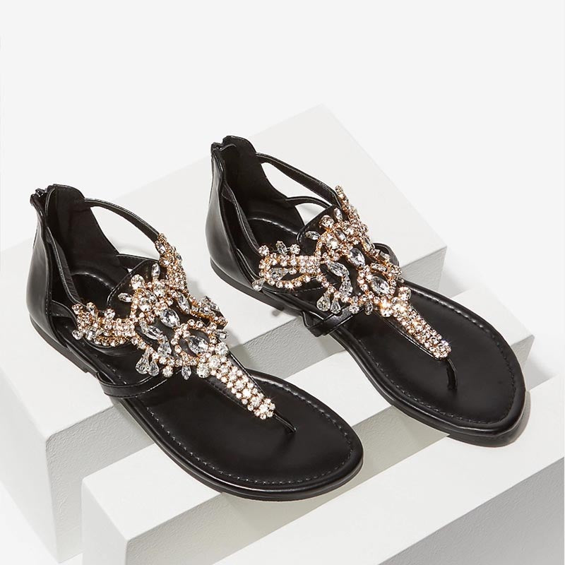 Moteriškos basutės su deimantu