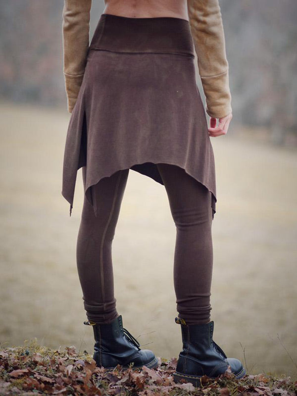 Leggings vintage para mujer con pintura de roca