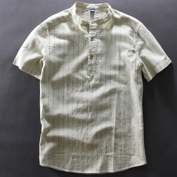 Camisa de lino para hombre