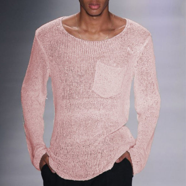 Strickendes atmungsaktives T-Shirt für Herren