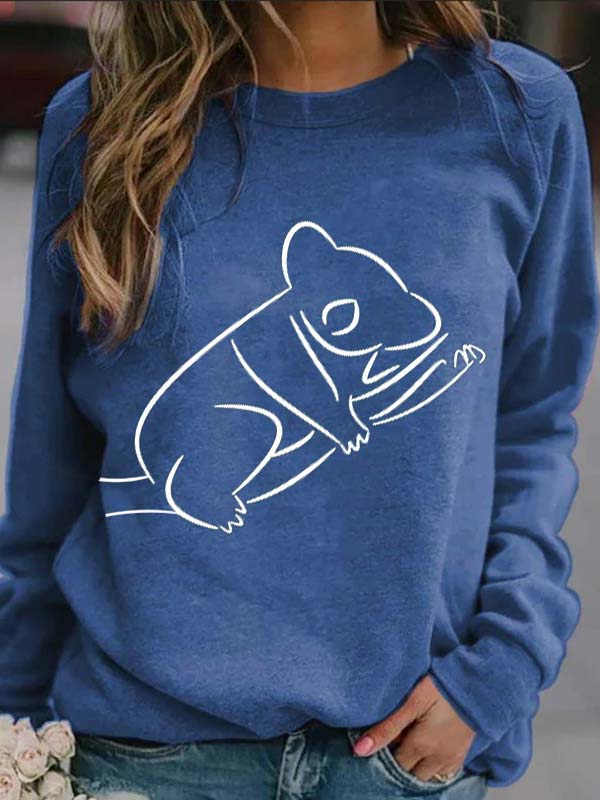 Gemütliches Koara Print Sweatshirt