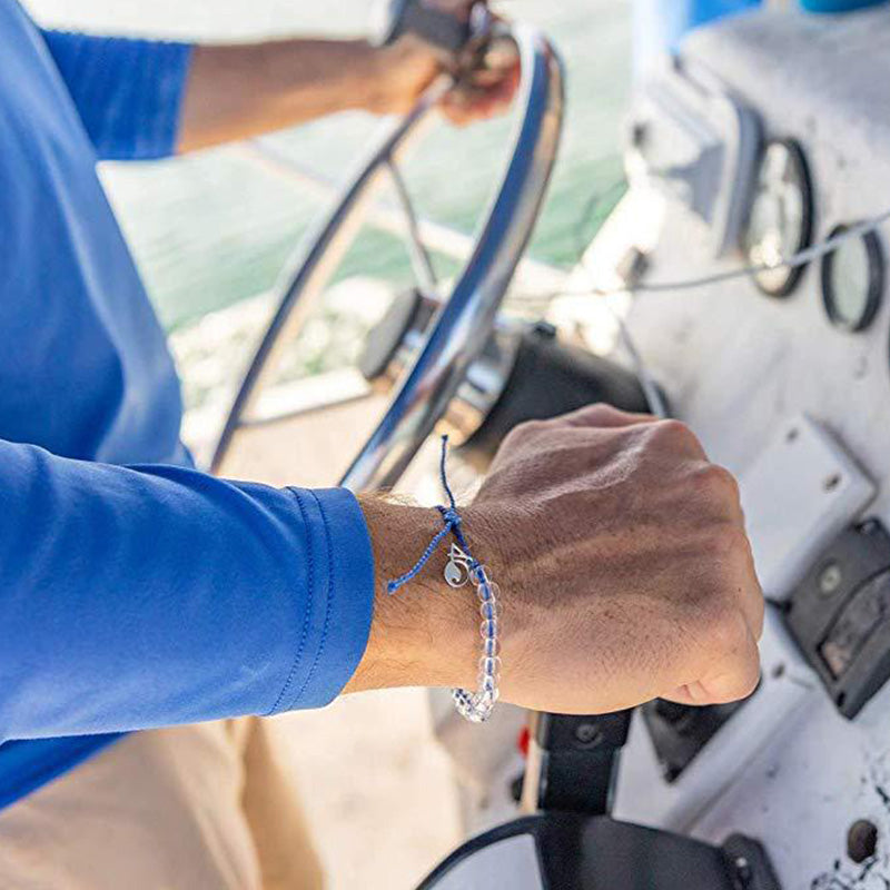 „Boho“ stiliaus karoliukų apyrankių pora