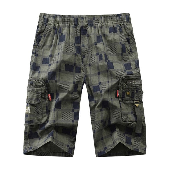 Shorts casuales para hombre con cremallera