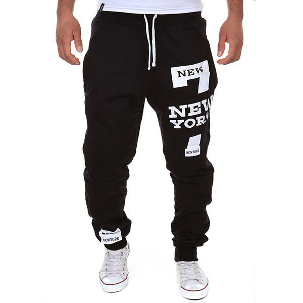 Pantalones de chándal judíos para hombre NEW YORK