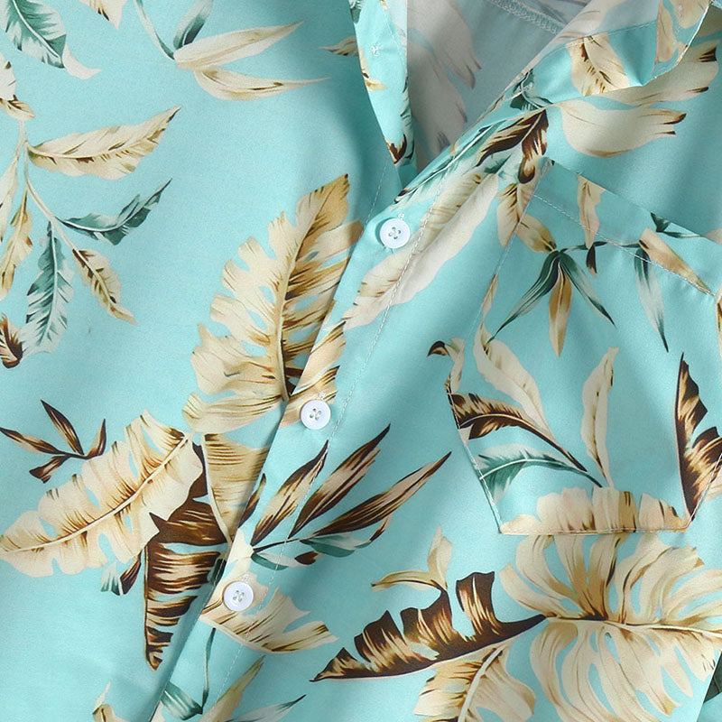 Vyriški vasaros atostogos iš hawaii mados marškinėliai trumpomis rankovėmis