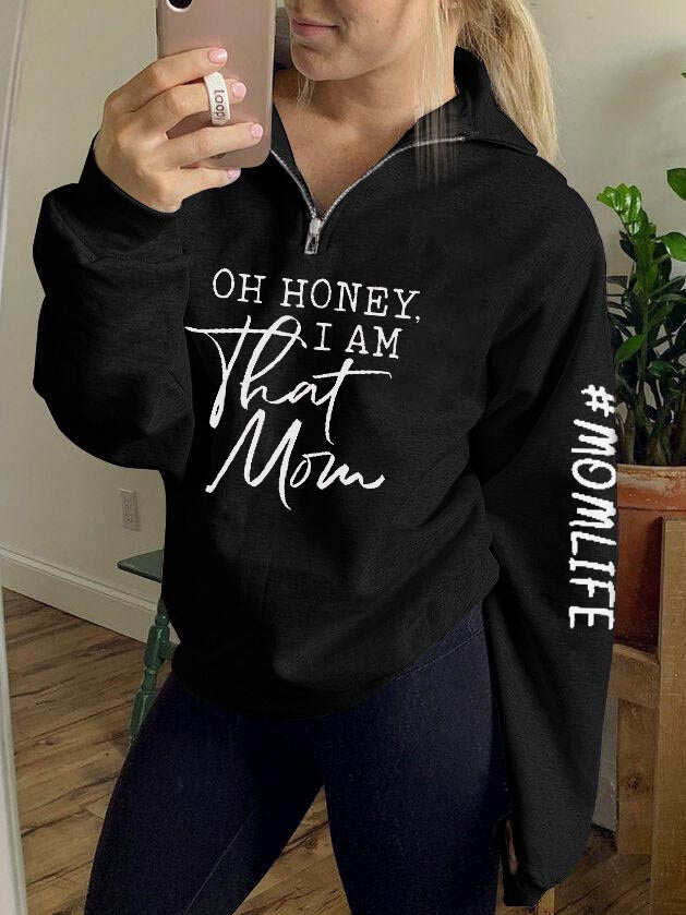 O brangioji, aš esu šios motinos motinos gyvenimo abėcėlės spausdinimo užtrauktukas