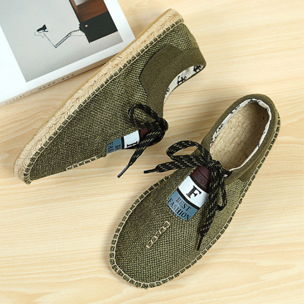 Zapatos de lona casual suaves y transpirables para hombres.