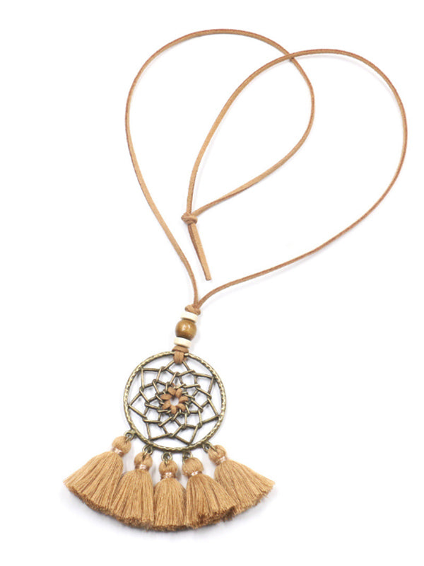 Lady Dream Catcher Quaste Halskette