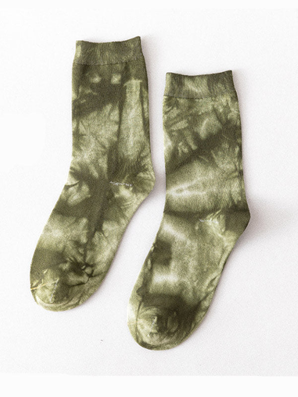 Pintura vintage vintage para calcetines de mujer