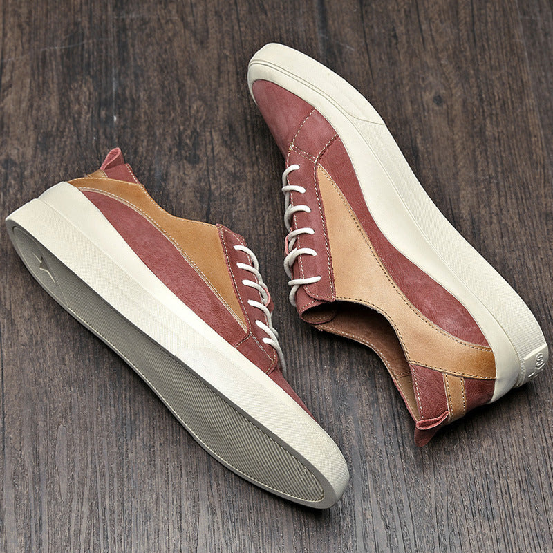 Herren Schnürschuhe aus echtem Leder