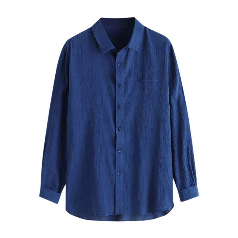 Herren lässiges Leinenhemd