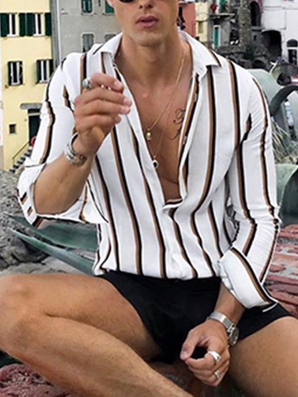 Vyriškos juostelės su ilgomis rankovėmis