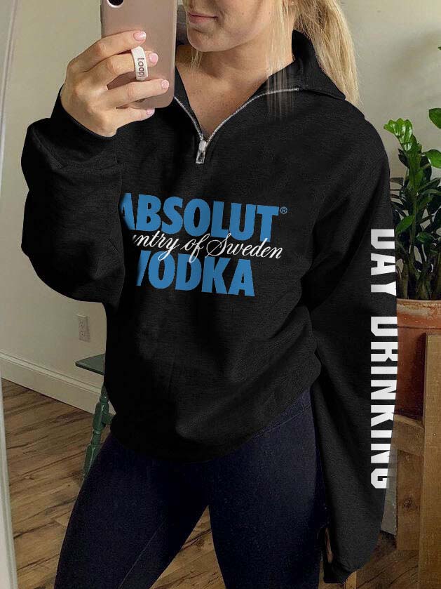 Cremallera para beber el día absoluto del vodka