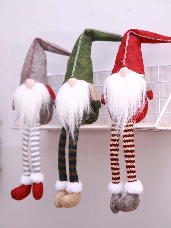 Enano escandinavo con decoraciones navideñas