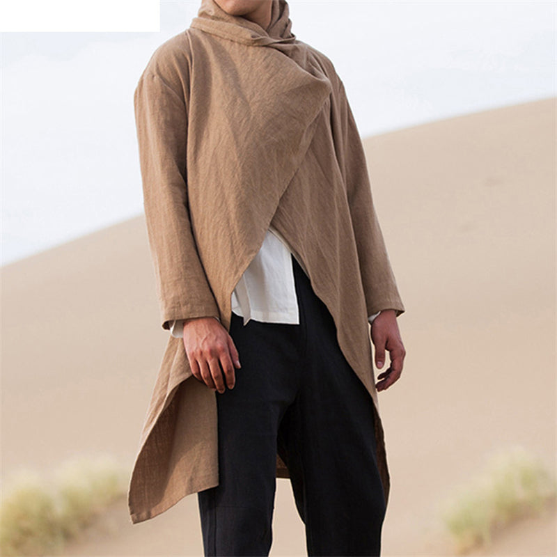 Botón inferior de hombre asimétrico