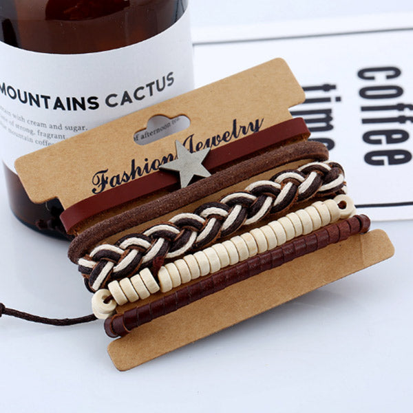 Correa de cuero de múltiples capas fértil