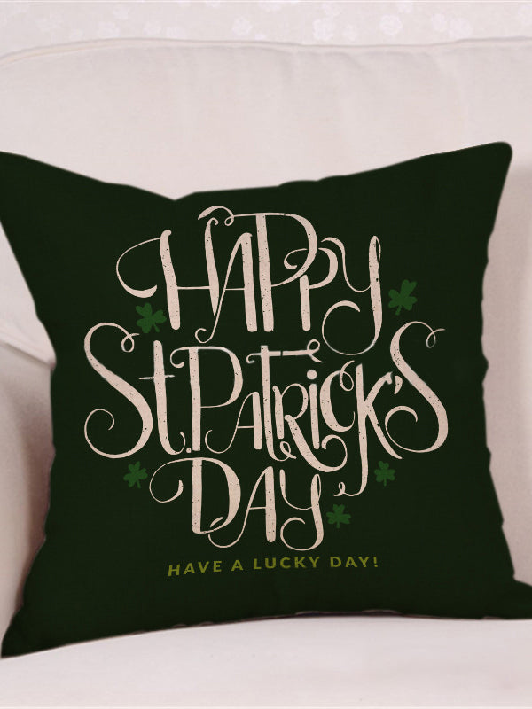S t. Almohada con motivos del día de Patrick