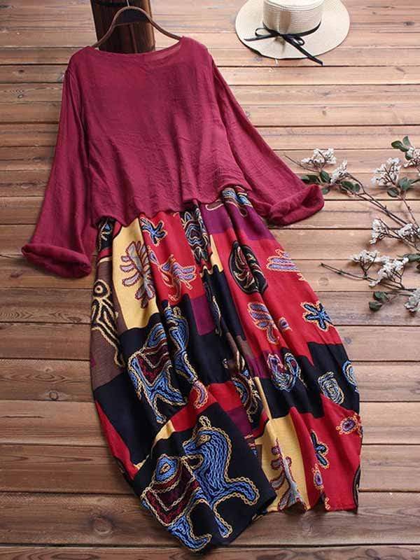 Vestido de dos piezas confeccionado en lona de algodón.