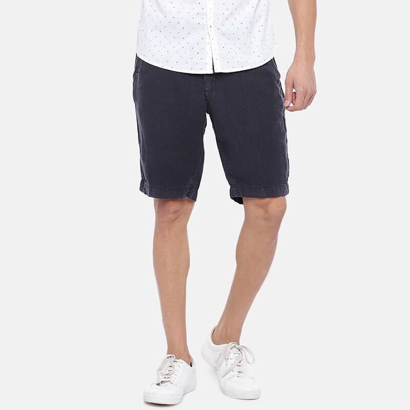 Pantalones cortos de encaje cómodos, regulares y ajustados para hombres.