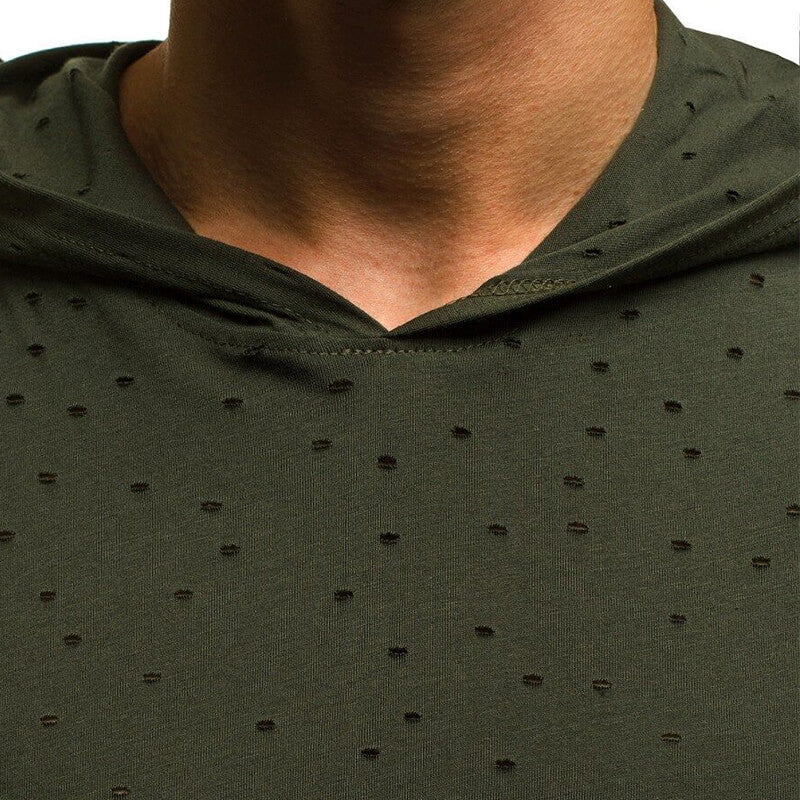 Mezcla de algodón sin mangas, cómoda y casual, para hombres