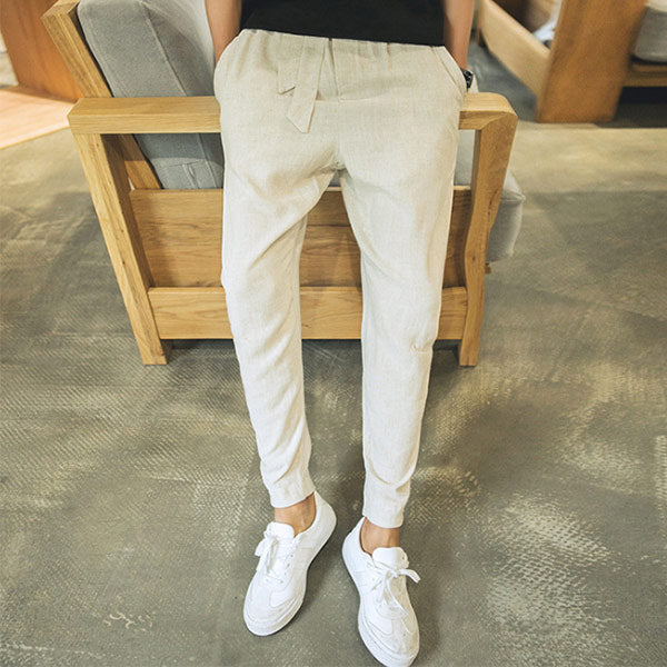 Pantalones de lino para hombre