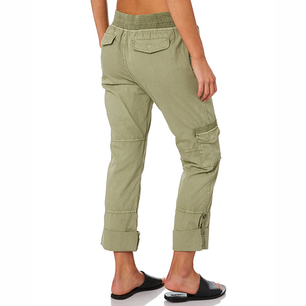 Bolsillos caqui para mujer &quot;pantalones capri&quot; pantalones cargo