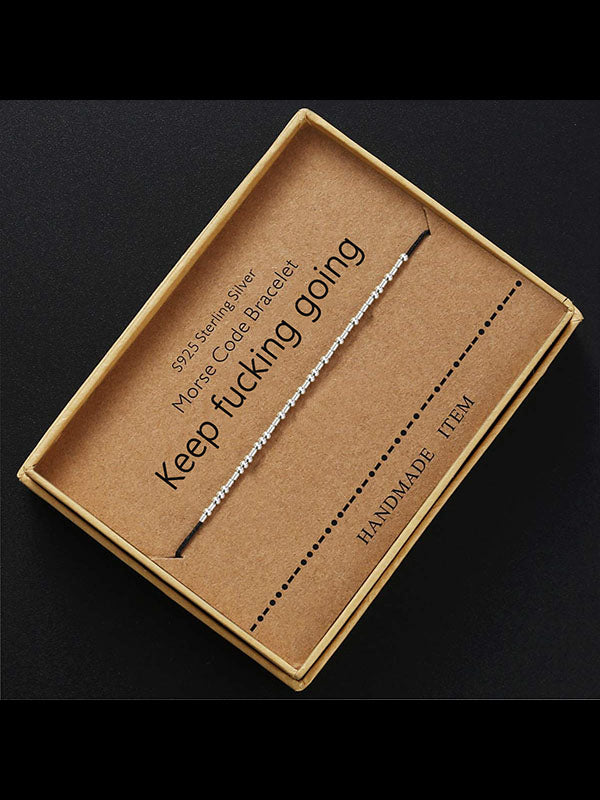 Sigue el brazalete del código Morse