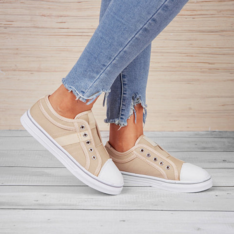 Zapatos casuales Colorblock para mujer