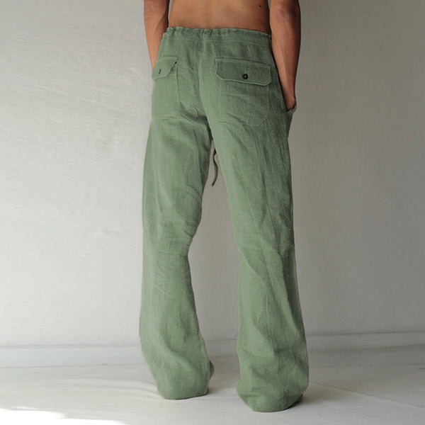 Pantalones casuales de cannabis de talla grande para hombre