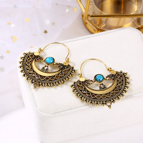 Pendientes de mujer estilo étnico calado modelo
