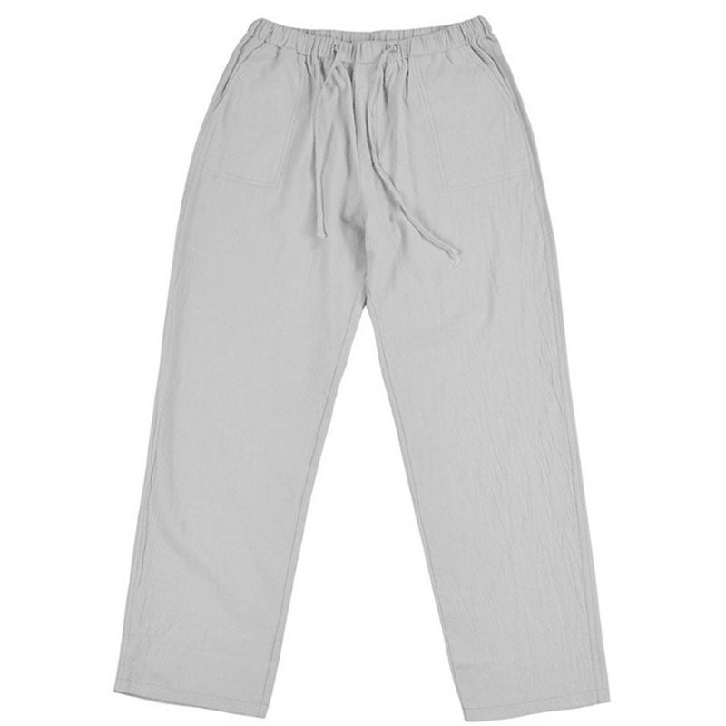 Pantalones casuales de lino para hombre