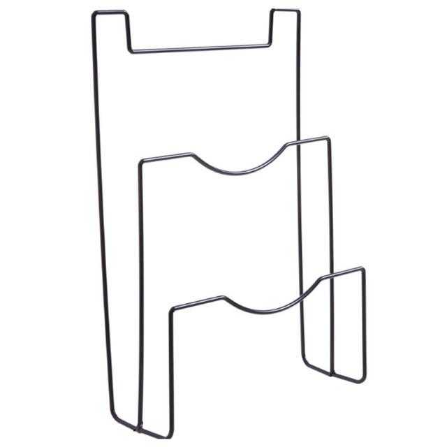 Gabinete de almacenamiento Tapa Estante Colgador de puerta Soporte de placa de metal Cubiertos Tabla de cortar Organizador de estante de alcantarillado de cocina