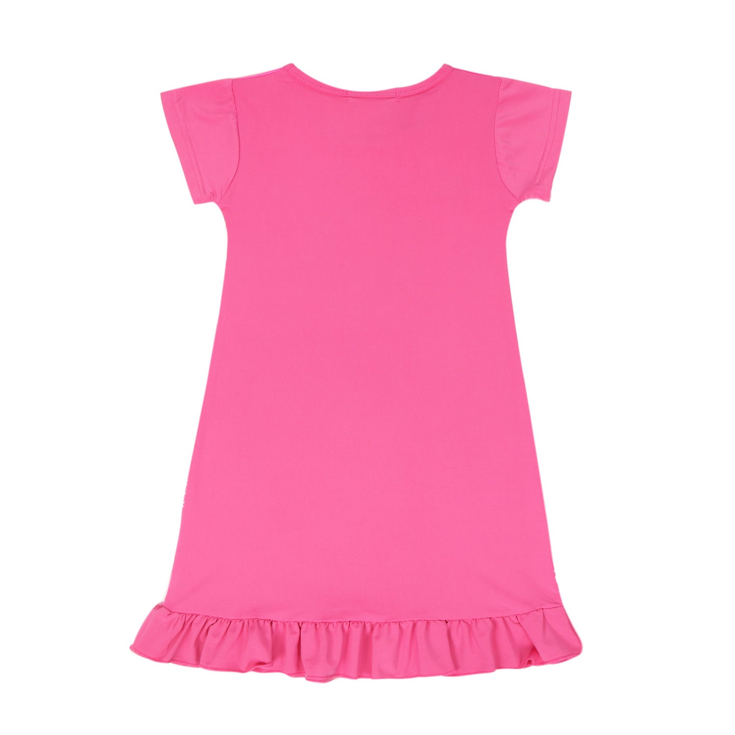 Vestido estampado estampado de dibujos animados para niñas