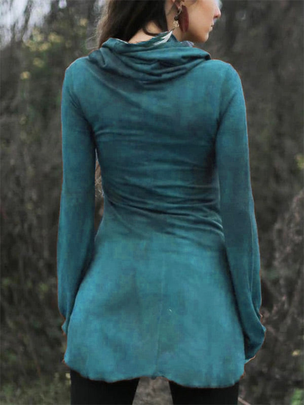 Damen Vintage Dye Print Sweatshirt