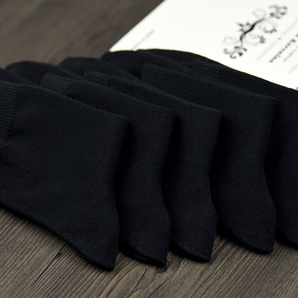 Men&#39;s cotton pure color socks