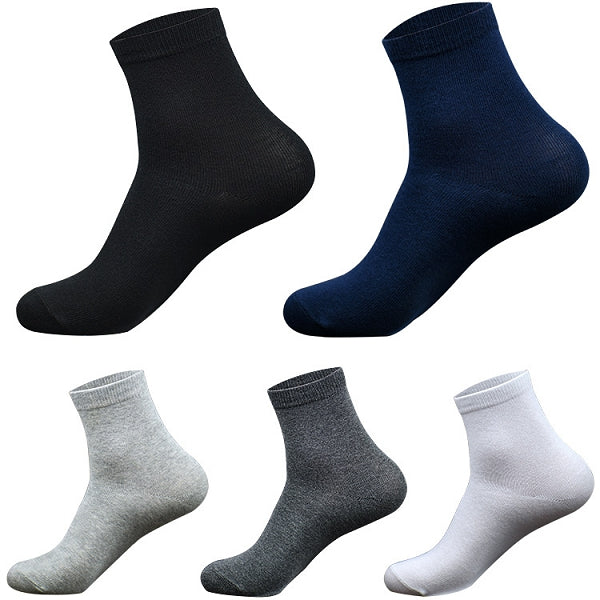 Men&#39;s cotton pure color socks