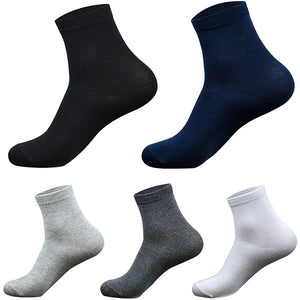 Men&#39;s cotton pure color socks