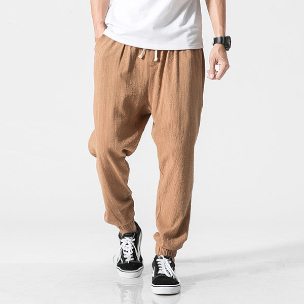 Pantalones de hombre &quot;holgados&quot;, fuertes con cordones