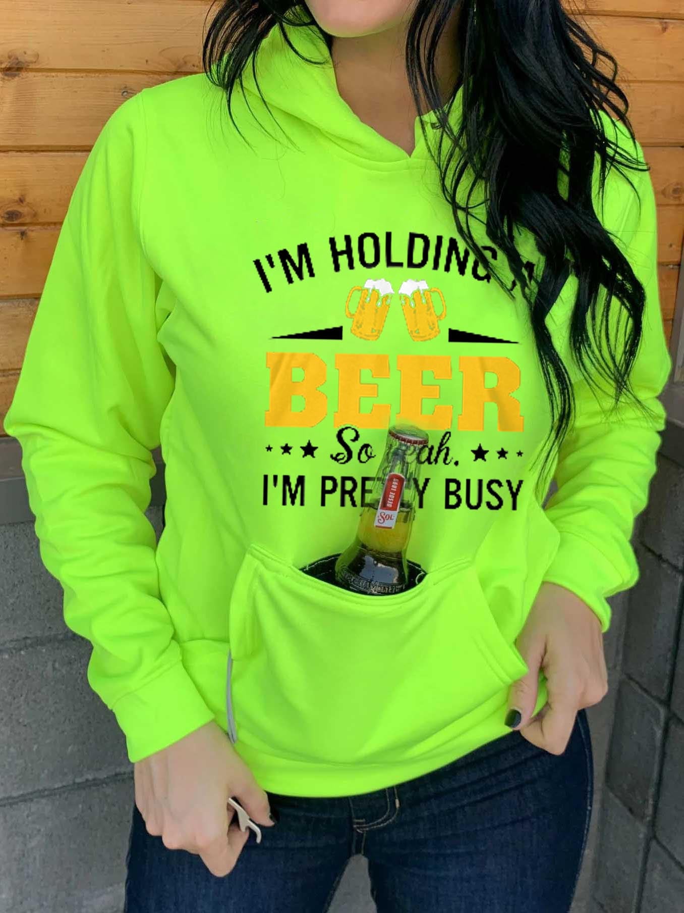 Sigo cerveza, así que estoy muy ocupado suéter